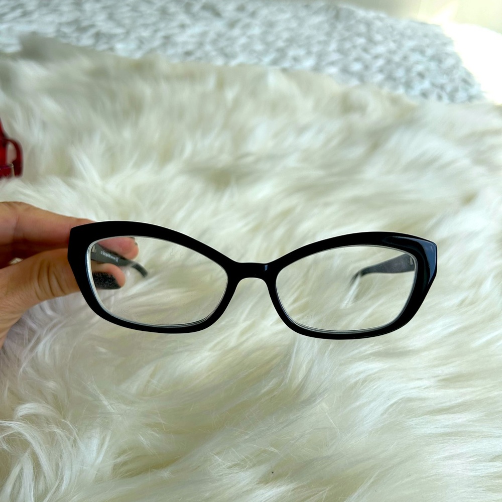 Kate Spade Christi 0W08 135 Eye glasses back with tan pattern